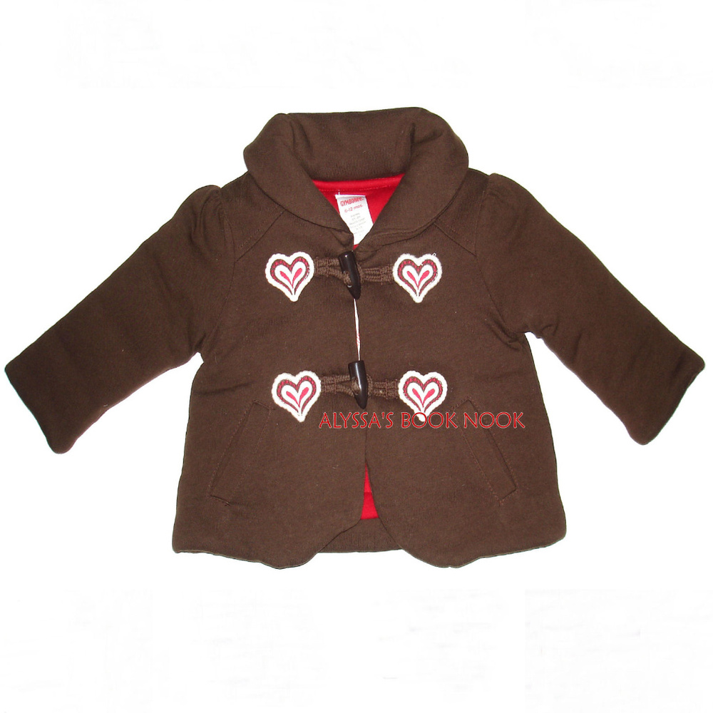 GYMBOREE ~BABY GIRLS TOGGLE WINTER COAT~ SZ 6-12M